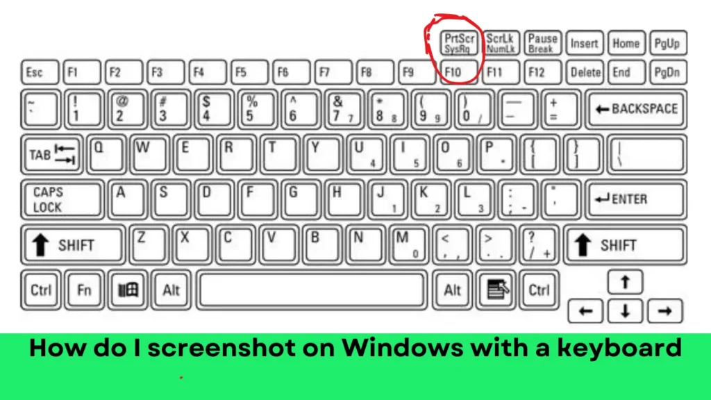 How do you take a screenshot on Windows 11?